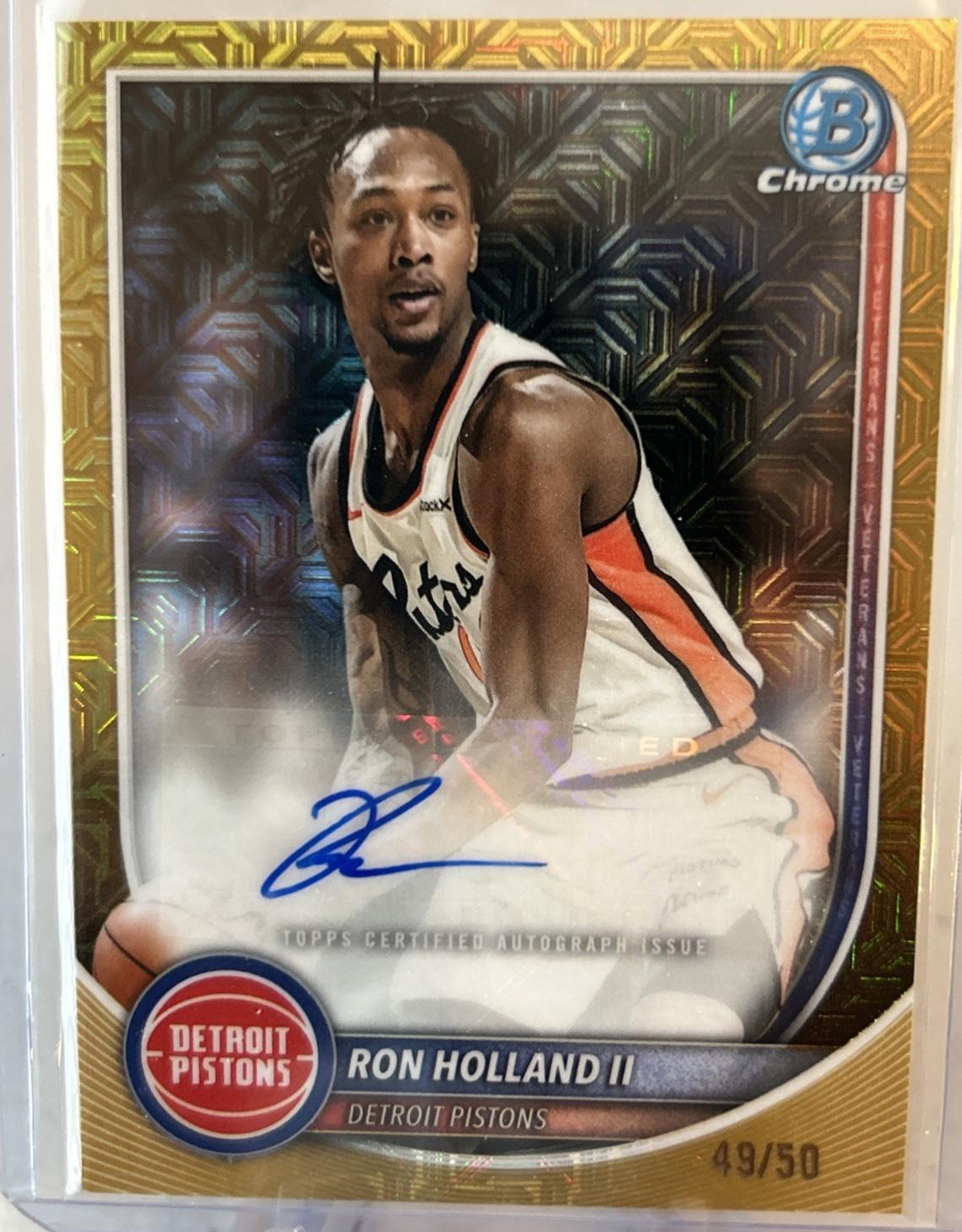 Ron Holland II [Gold Refractor] #BCA-RH