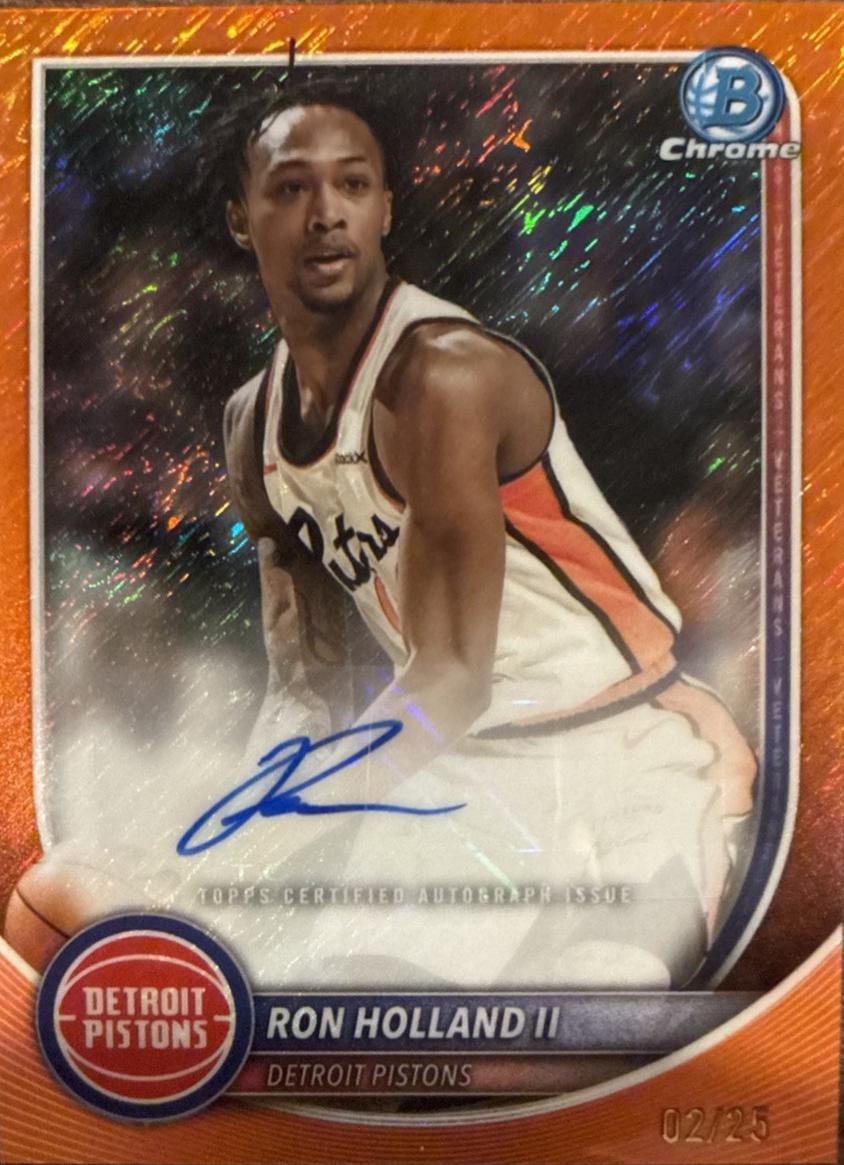 Ron Holland II [Orange Shimmer Refractor] #BCA-RH