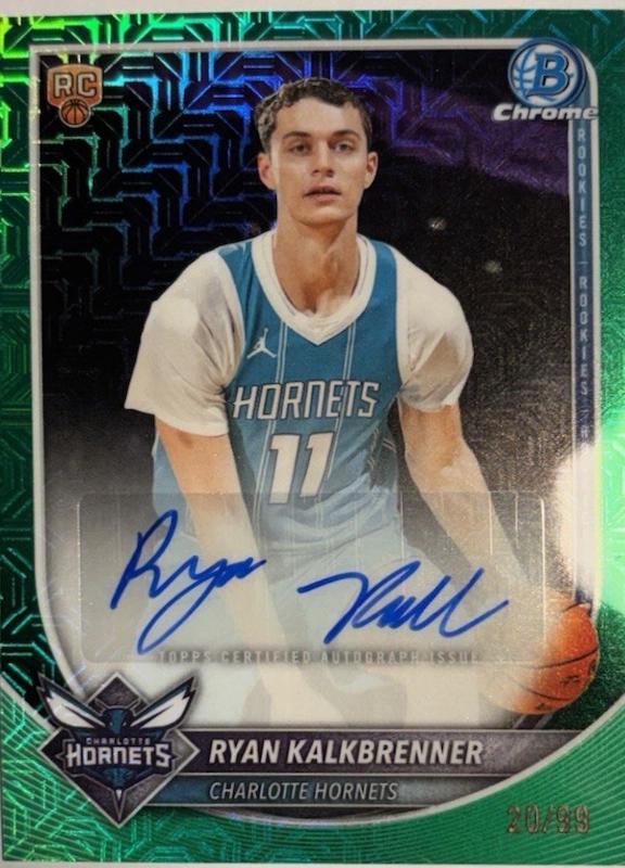 Ryan Kalkbrenner [Green Refractor] #BCA-RK