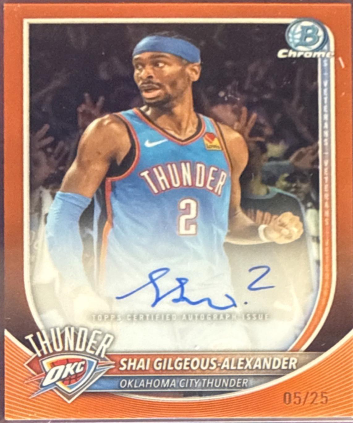 Shai Gilgeous-Alexander [Orange Geometric] #BCA-SGA