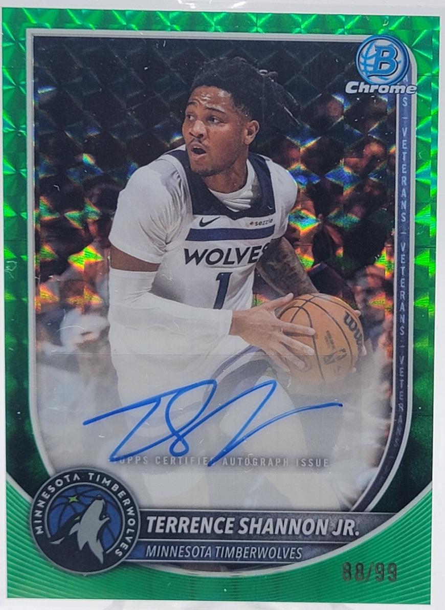 Terrence Shannon Jr. [Green Geometric] #BCA-TSJ