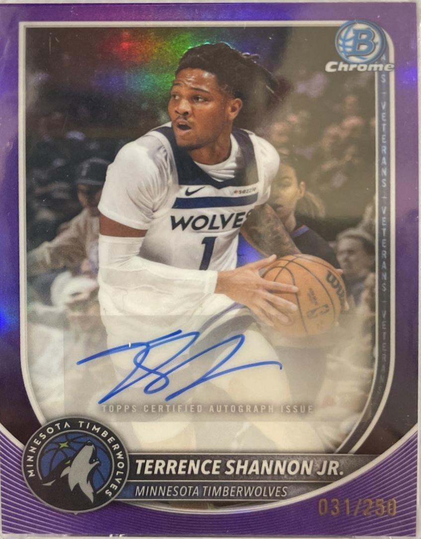 Terrence Shannon Jr. [Purple Refractor] #BCA-TSJ