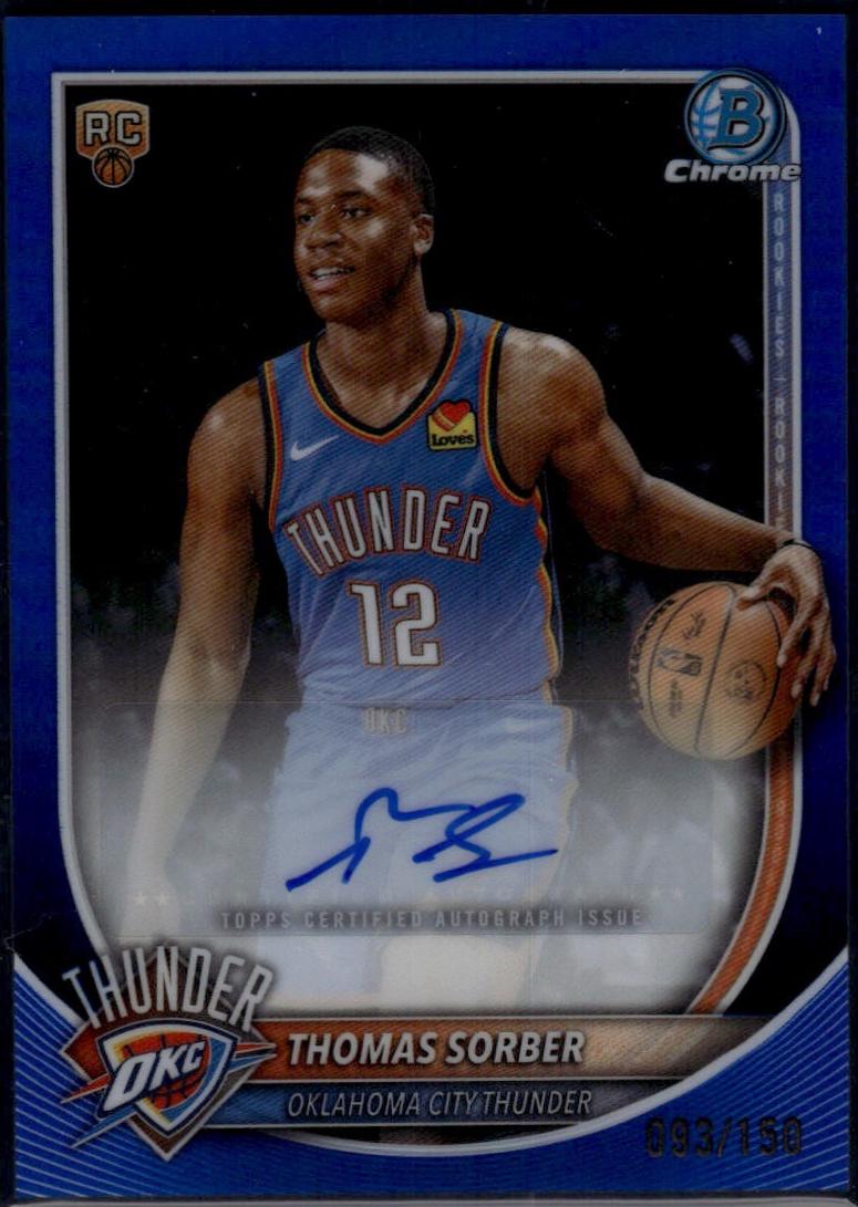 Thomas Sorber [Blue Refractor] #BCA-TS