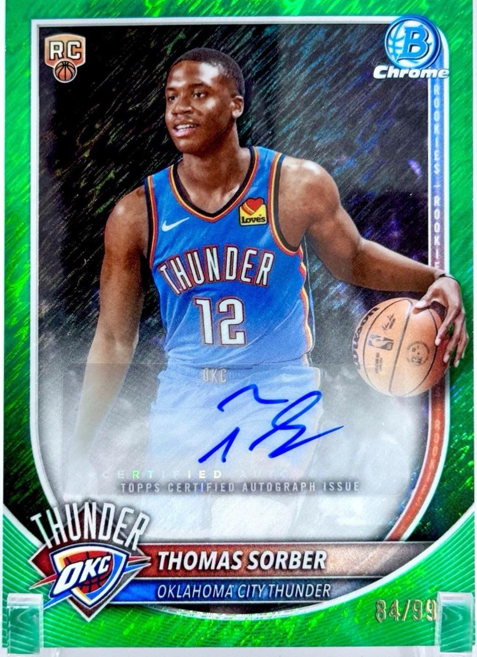 Thomas Sorber [Green Shimmer Refractor] #BCA-TS