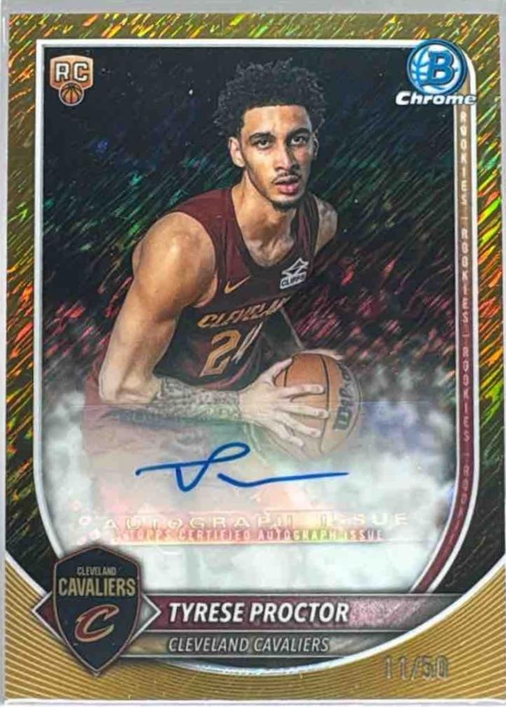 Tyrese Proctor [Gold Shimmer Refractor] #BCA-TP
