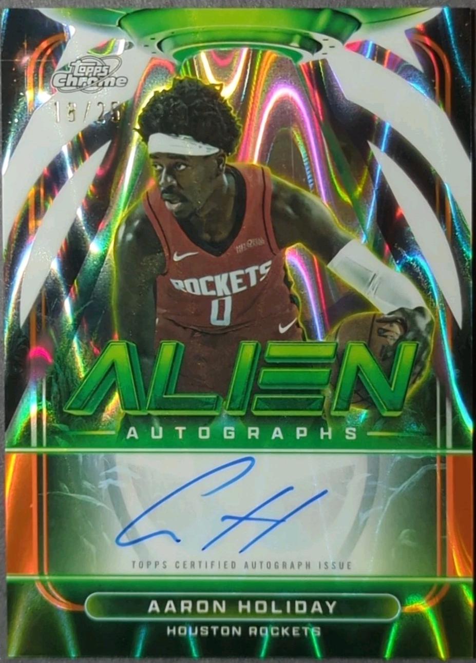Aaron Holiday [Orange Galactic] #AA-AHO