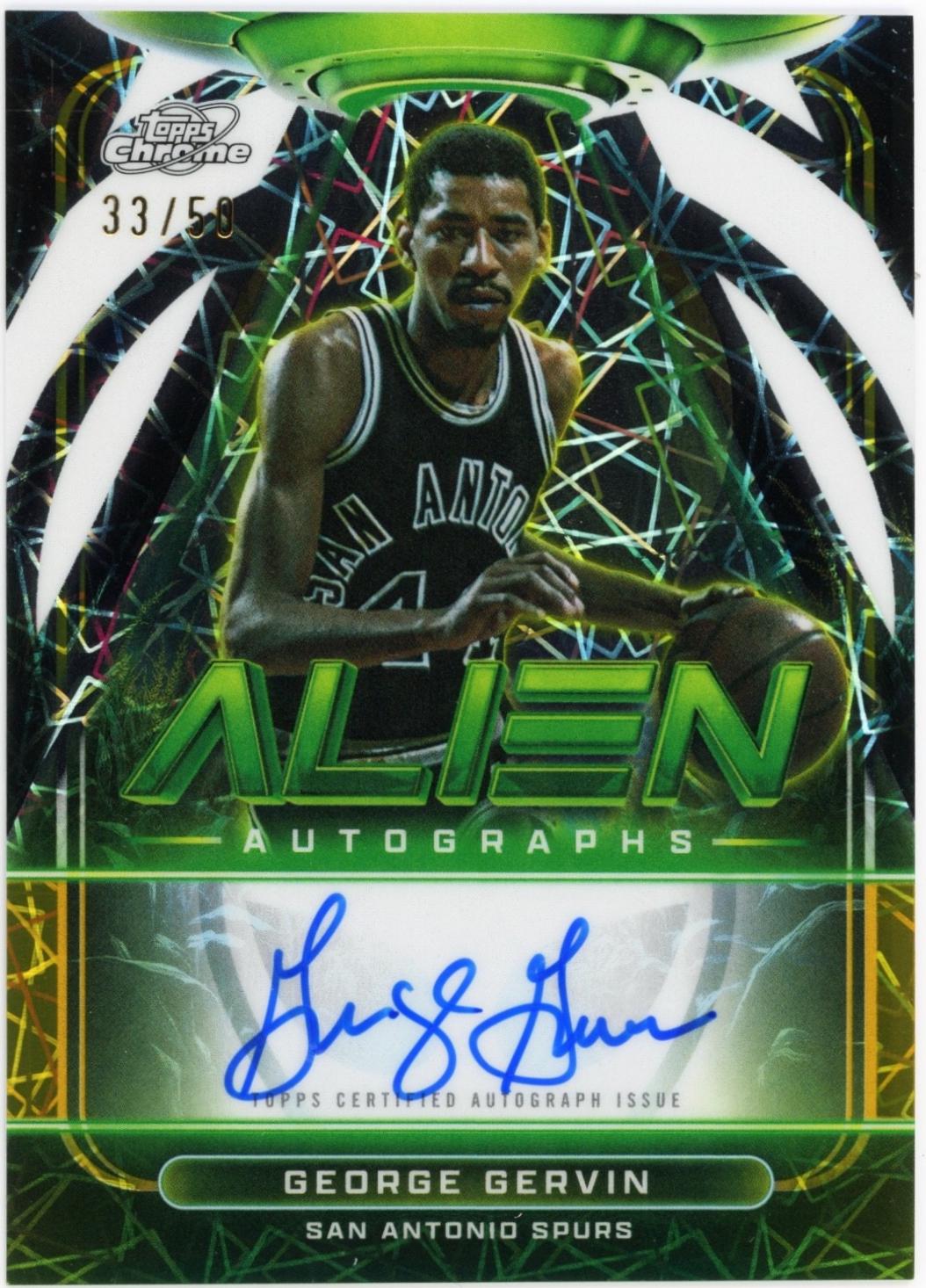 George Gervin [Gold Interstellar] #AA-GG