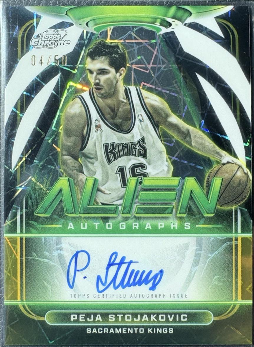 Peja Stojakovic [Gold Interstellar] #AA-PS