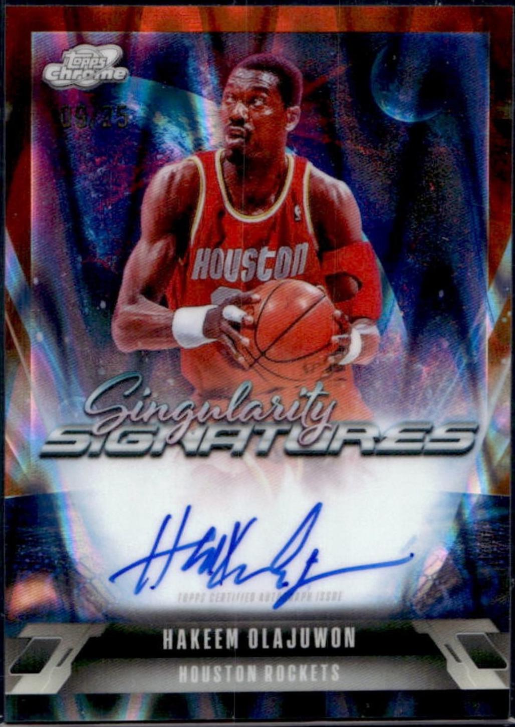 Hakeem Olajuwon [Orange Galactic] #SS-HO