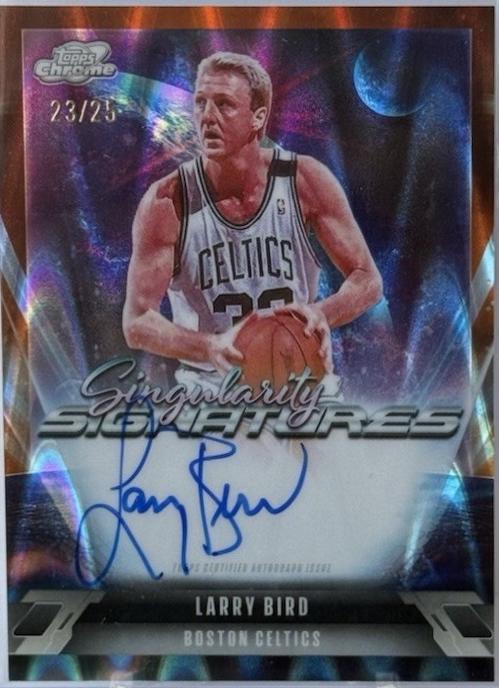 Larry Bird [Orange Galactic] #SS-LB