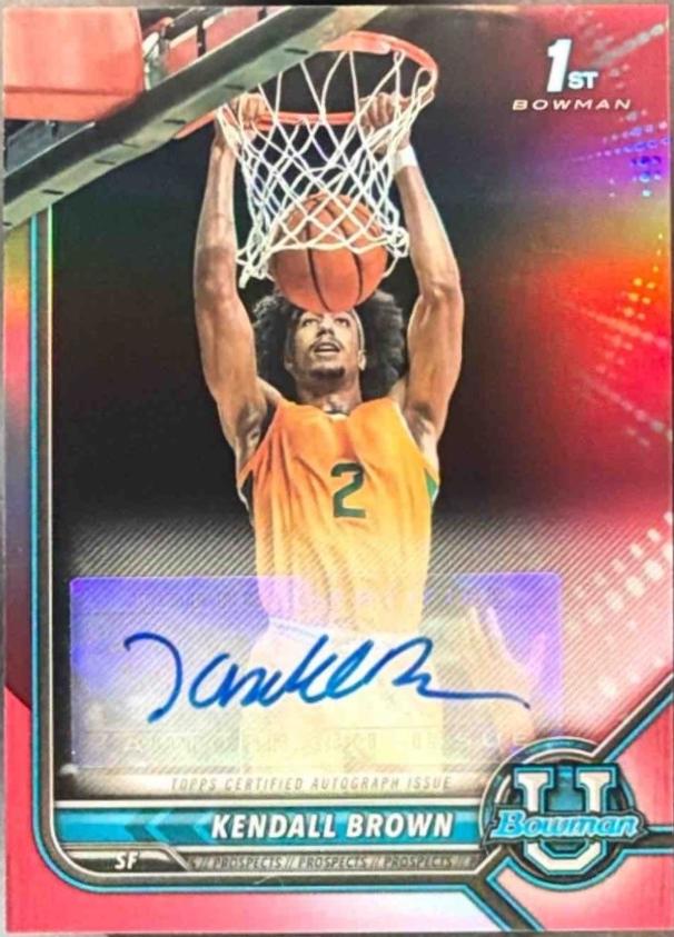 Kendall Brown [Red Refractor] #BCPA-KBO