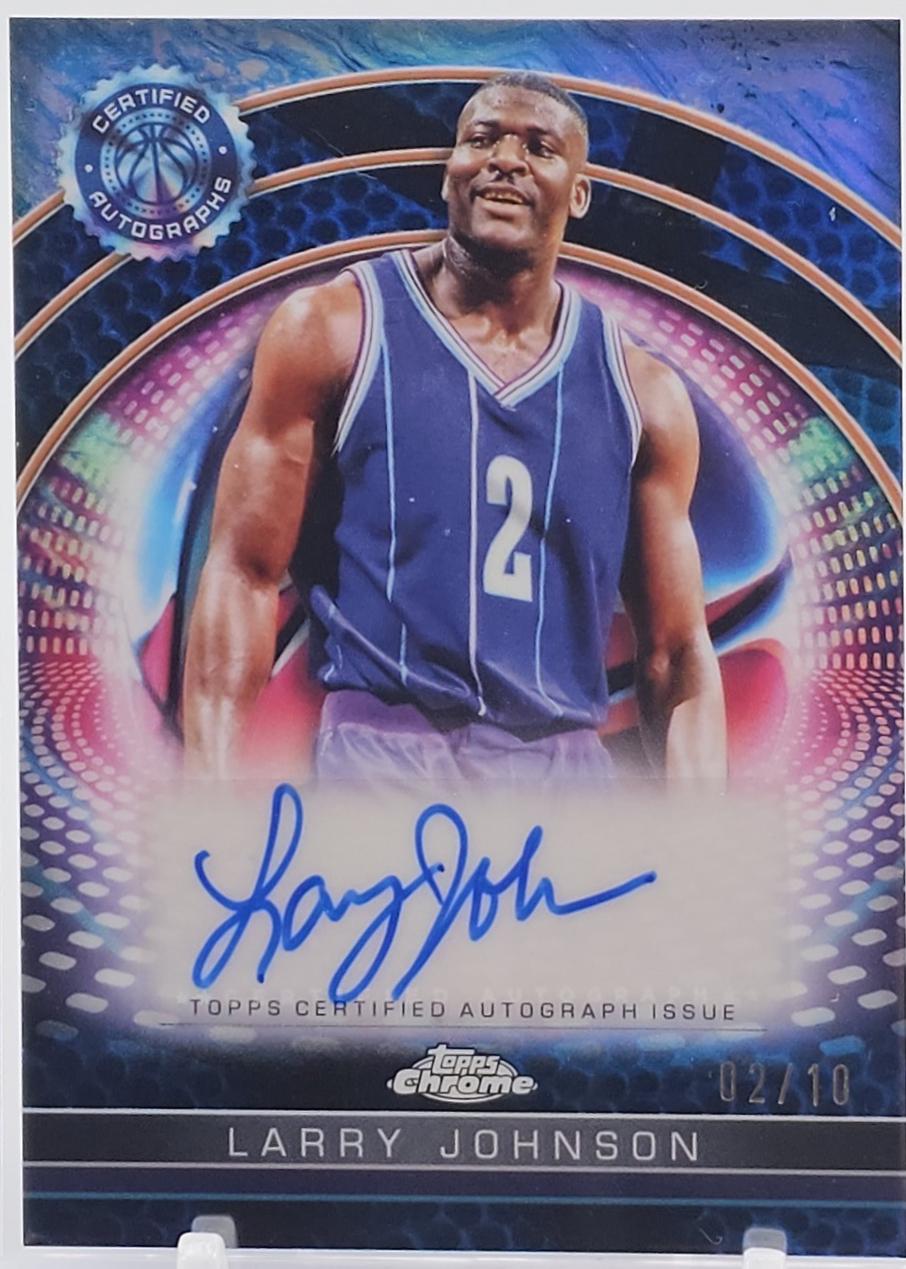 Larry Johnson [Blue Basketball] #TCAI-LJ