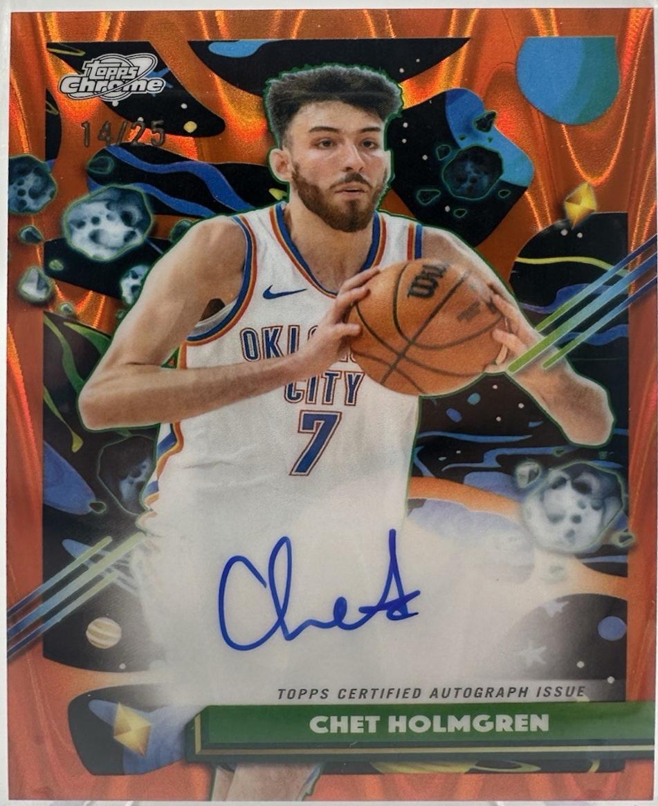 Chet Holmgren [Orange Galactic] #CCA-CH