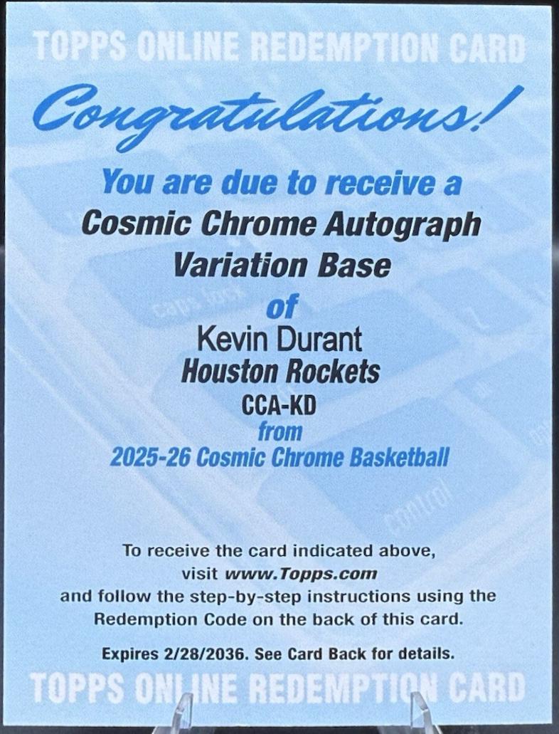 Kevin Durant #CCA-KD