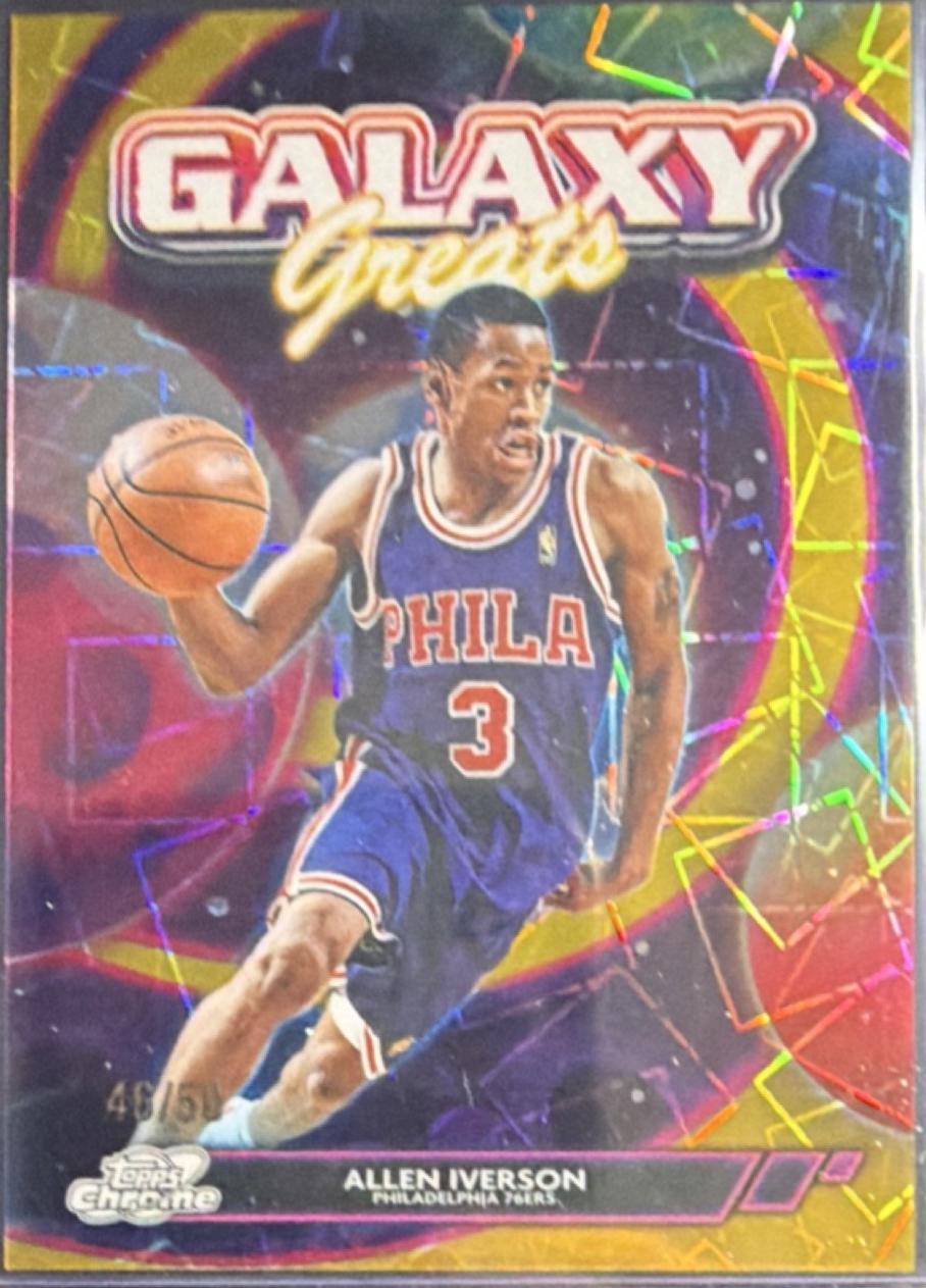 Allen Iverson [Gold Interstellar Refractor] #GG-1