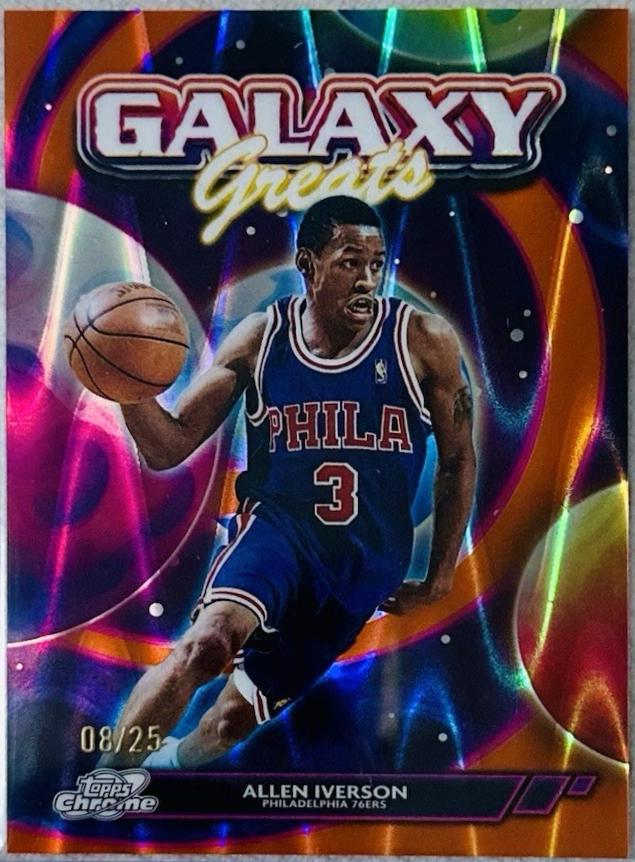 Allen Iverson [Orange Galactic Refractor] #GG-1