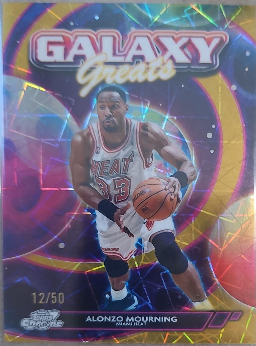 Alonzo Mourning [Gold Interstellar Refractor] #GG-14