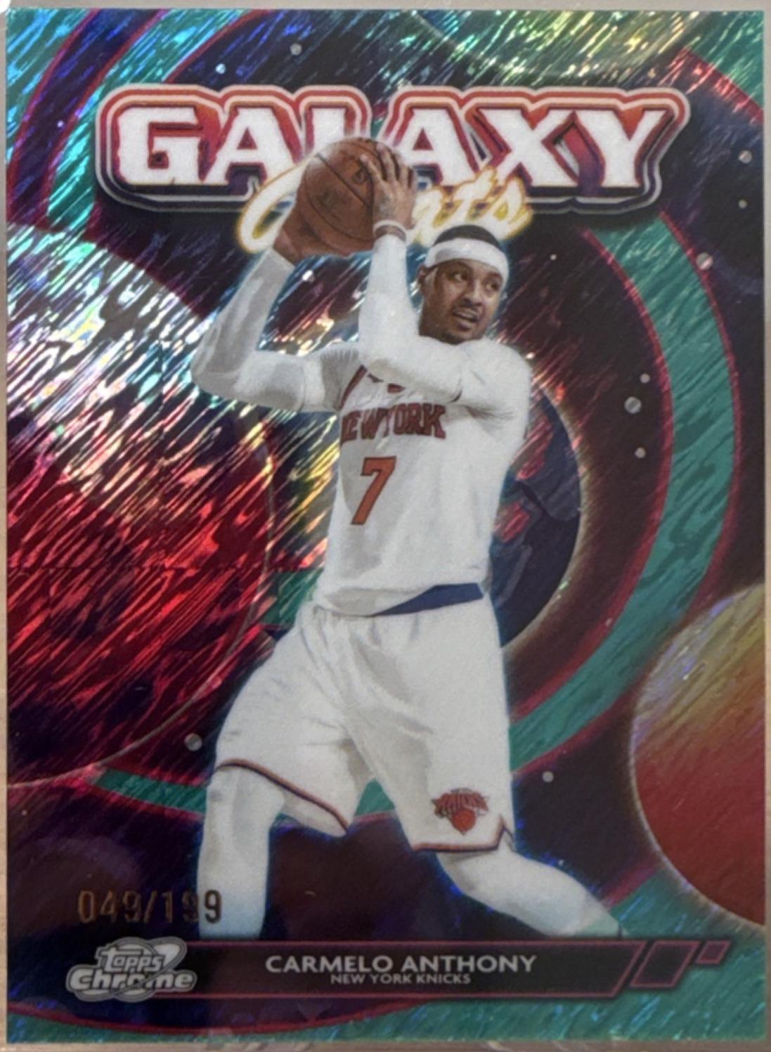 Carmelo Anthony [Aqua Equinox Refractor] #GG-11