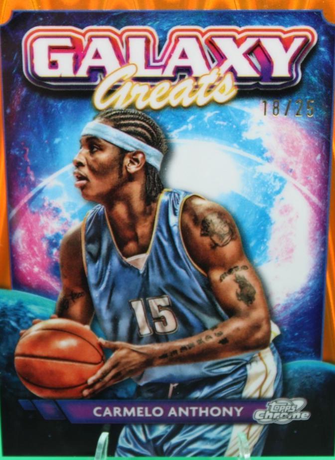Carmelo Anthony [Orange Galactic Refractor] #GG-11