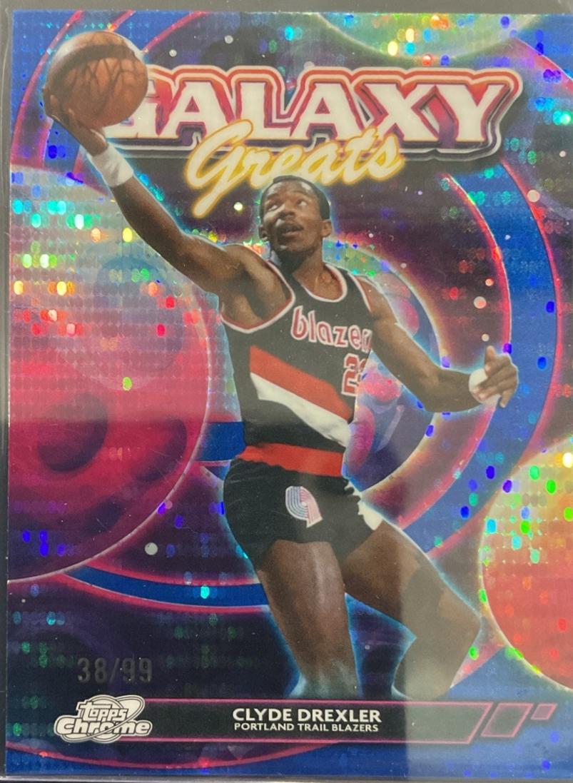 Clyde Drexler [Blue Moon Refractor] #GG-13