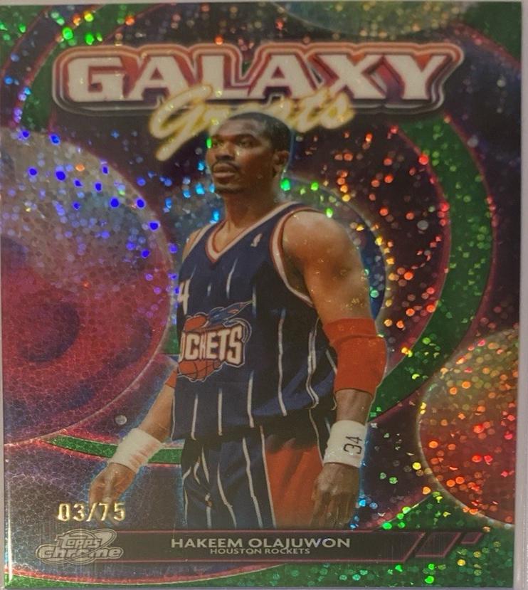 Hakeem Olajuwon [Green Space Dust Refractor] #GG-5