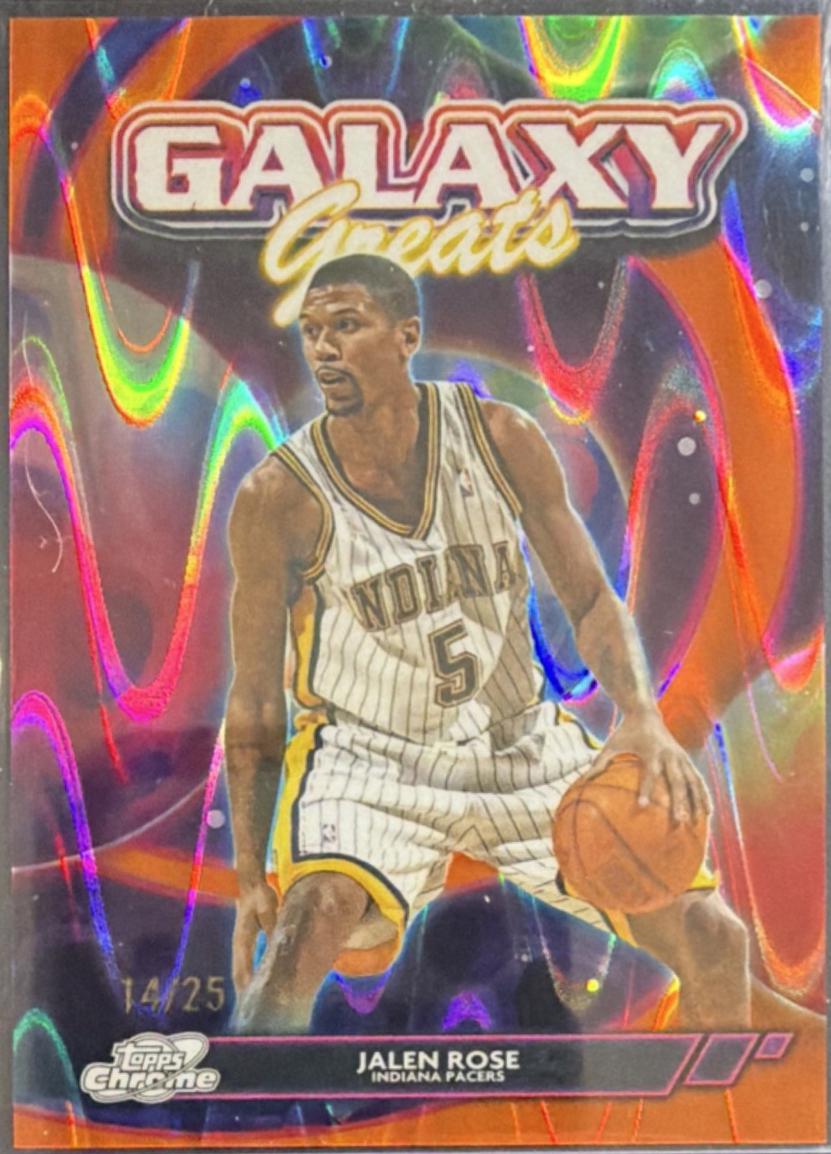 Jalen Rose [Orange Galactic Refractor] #GG-29