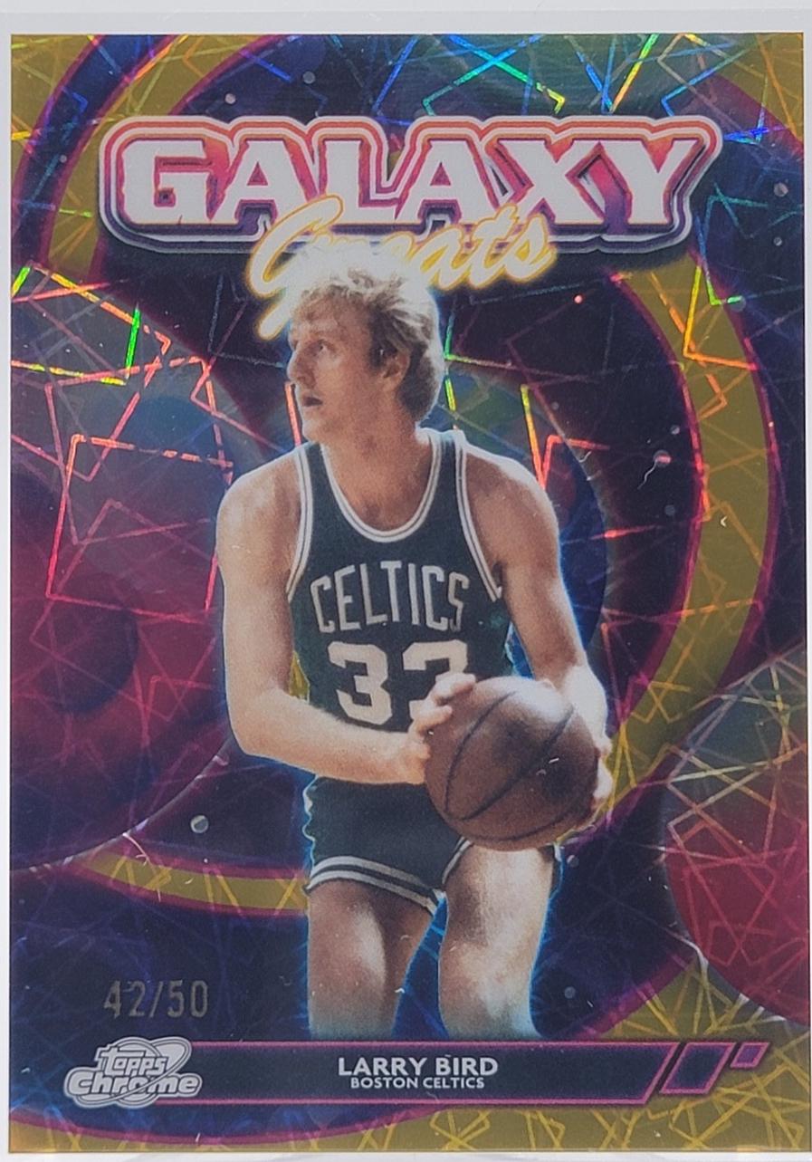 Larry Bird [Gold Interstellar Refractor] #GG-10