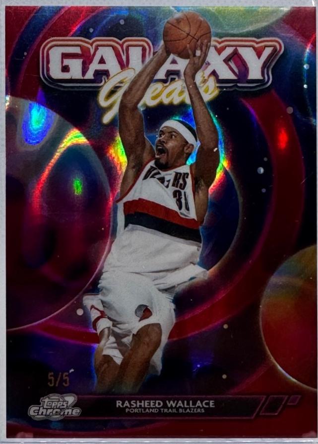Rasheed Wallace [Red Flare Refractor] #GG-35