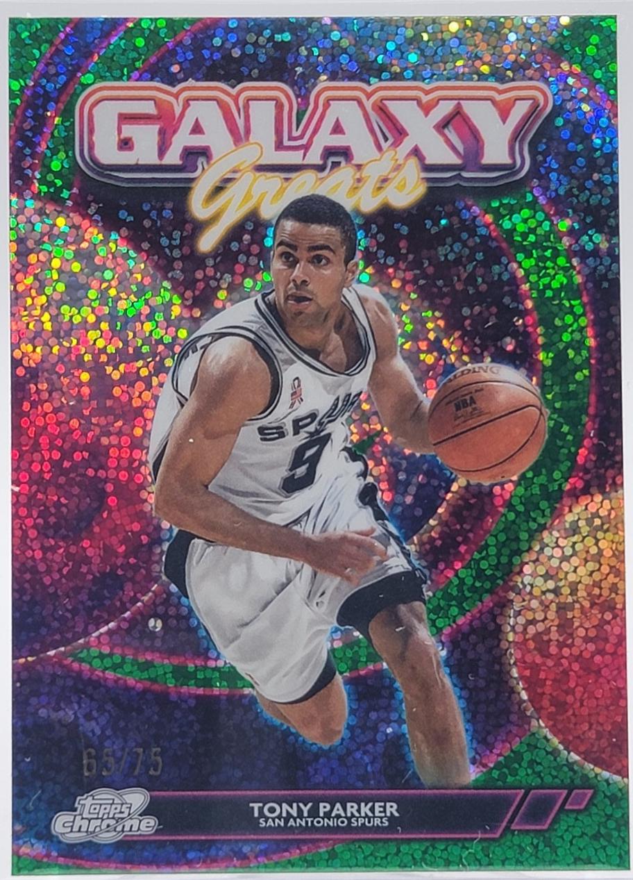 Tony Parker [Green Space Dust Refractor] #GG-32