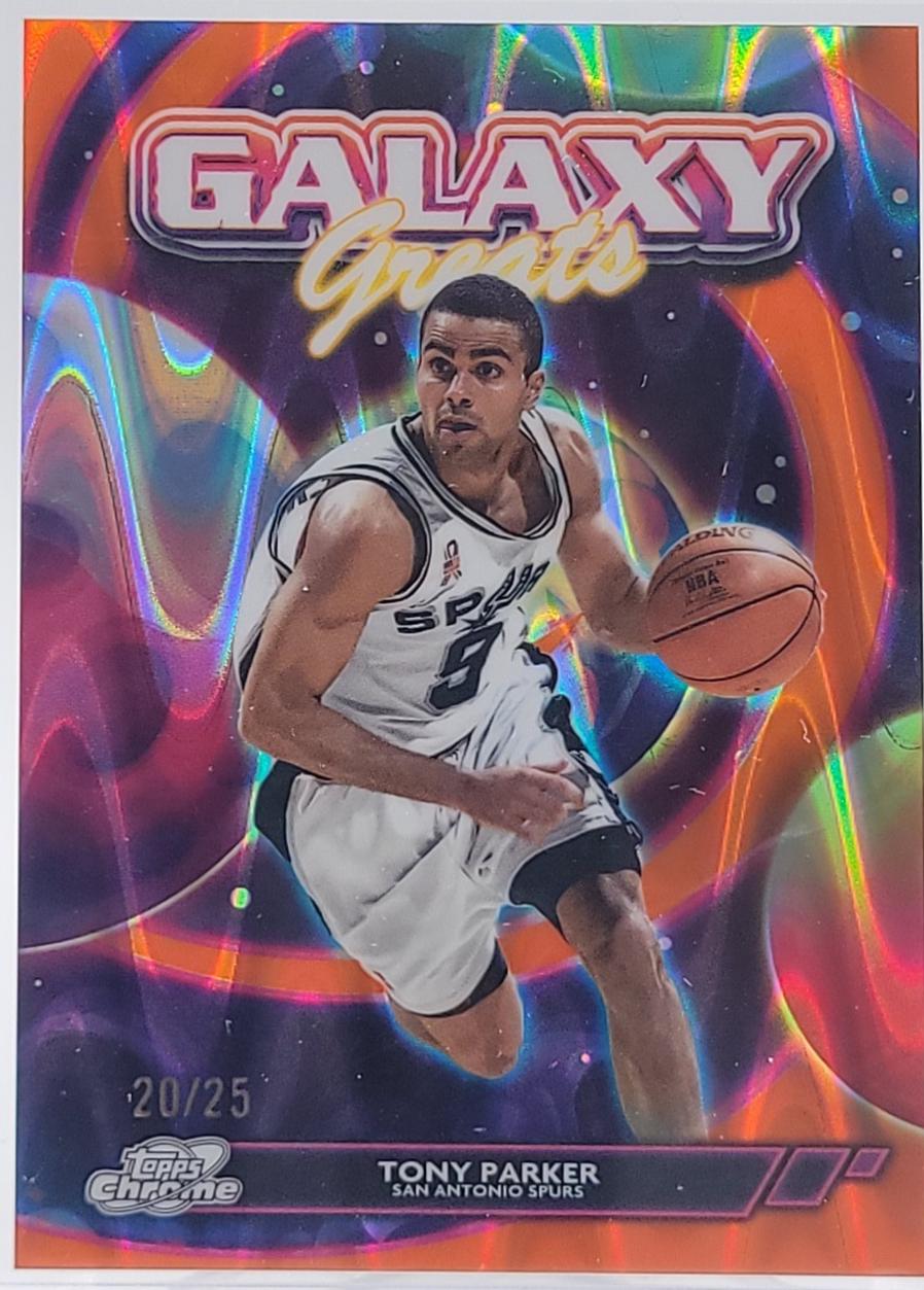 Tony Parker [Orange Galactic Refractor] #GG-32