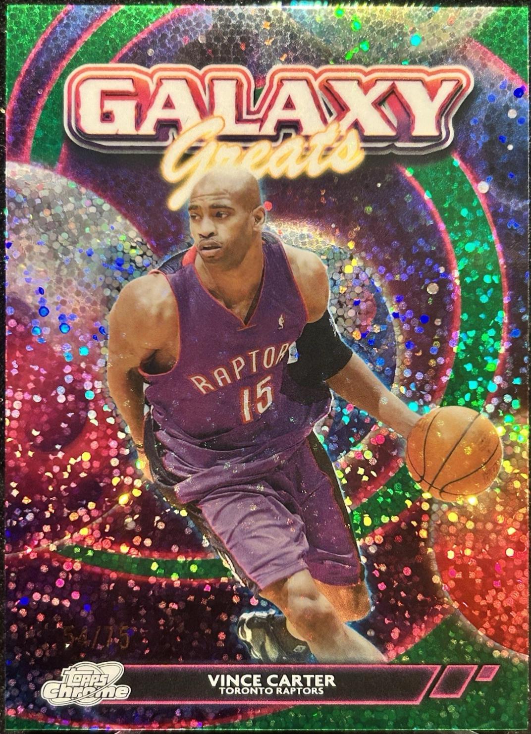 Vince Carter [Green Space Dust Refractor] #GG-9
