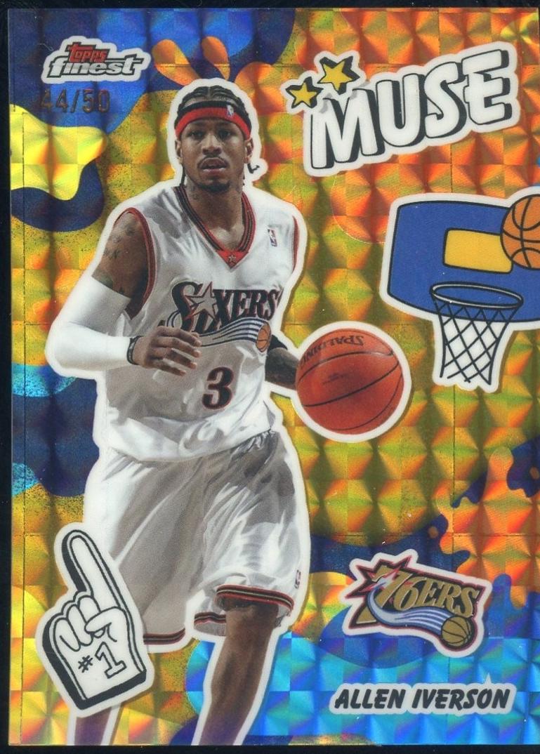 Allen Iverson [Gold Geometric Refractor] #M-1