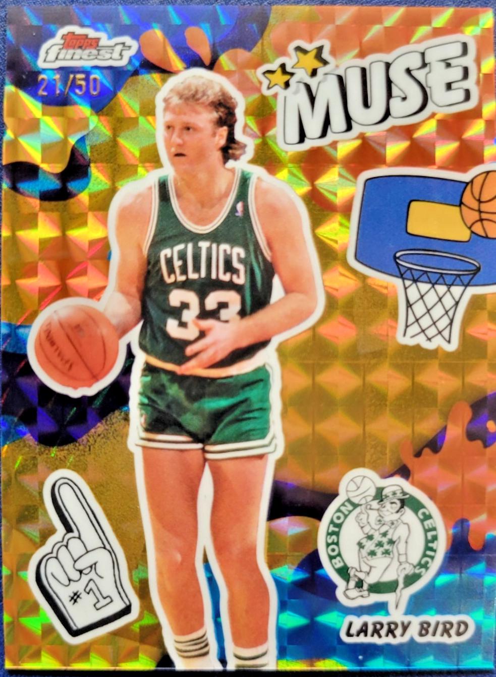 Larry Bird [Gold Geometric Refractor] #M-2