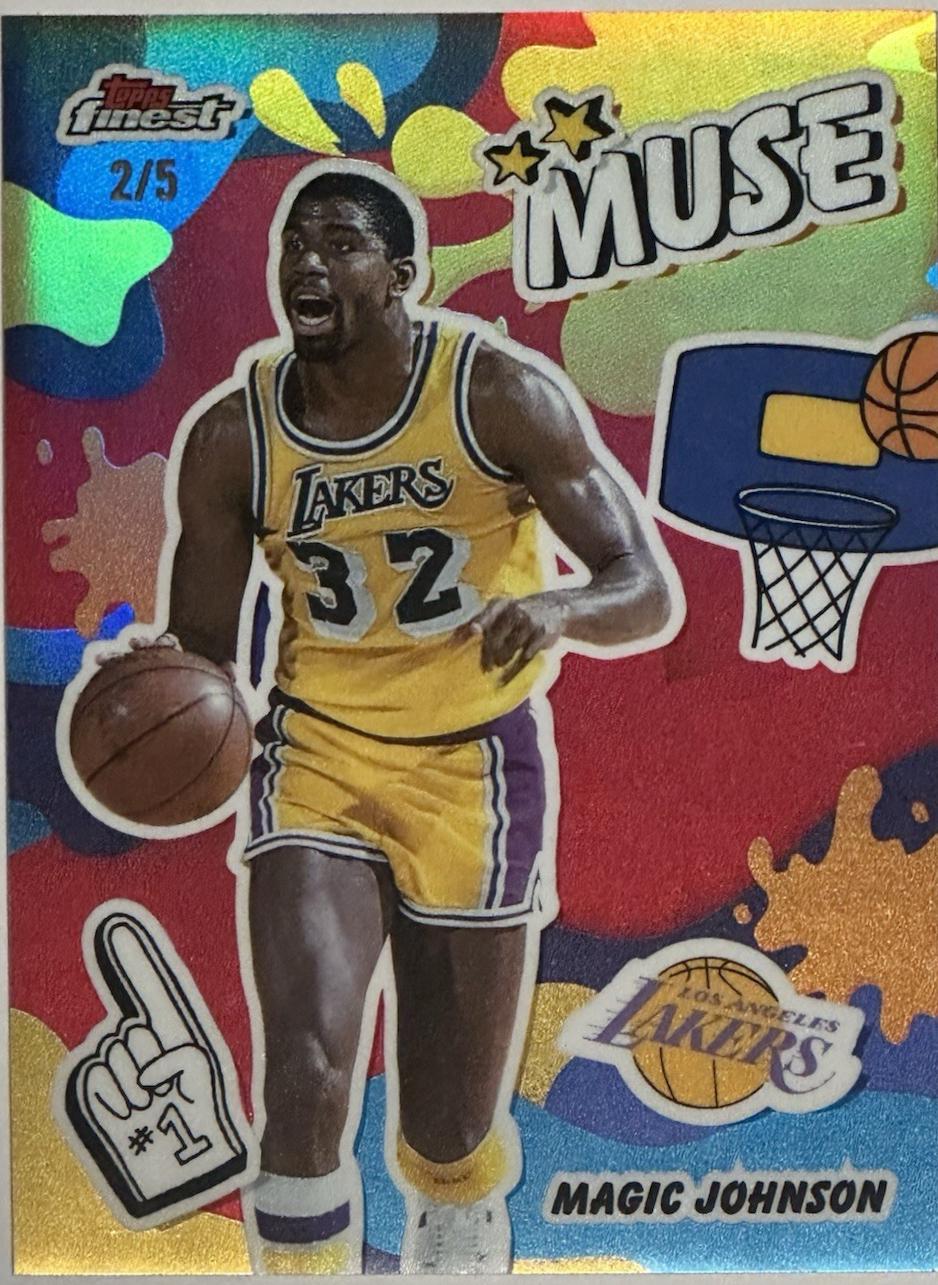 Magic Johnson [Red Refractor] #M-3