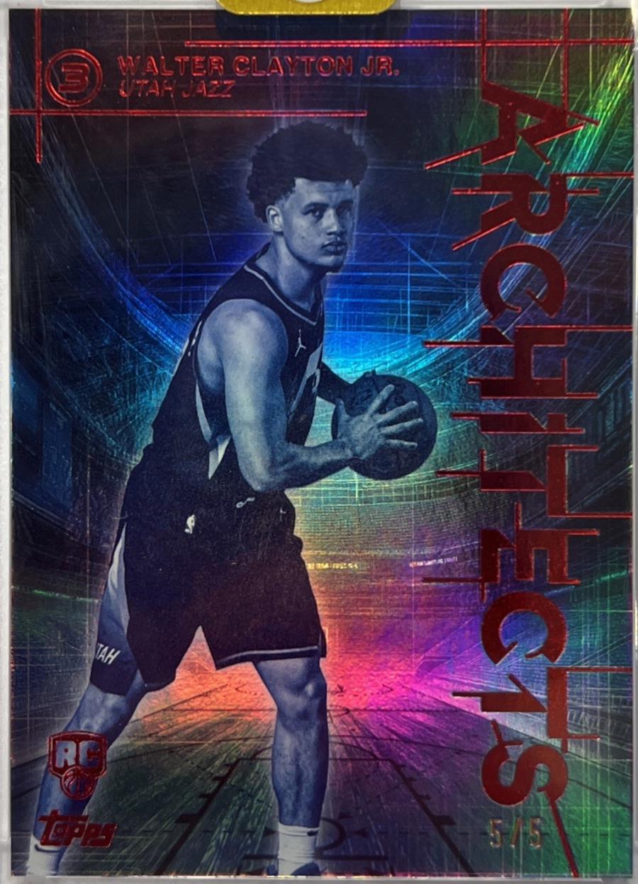 Walter Clayton Jr. [Red] #AR-9