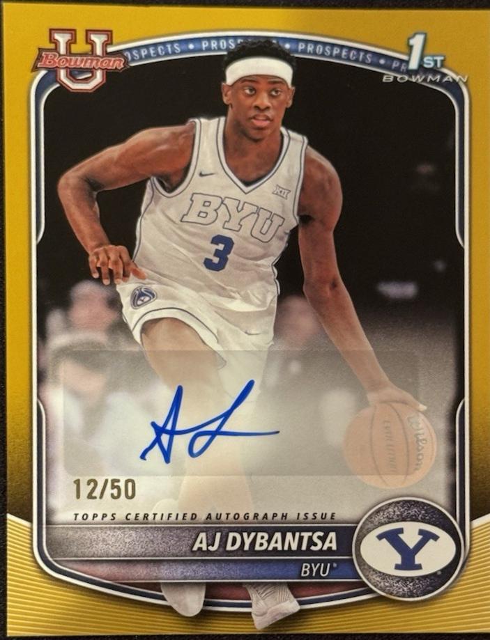 AJ Dybantsa [Gold Border] #PA-AY