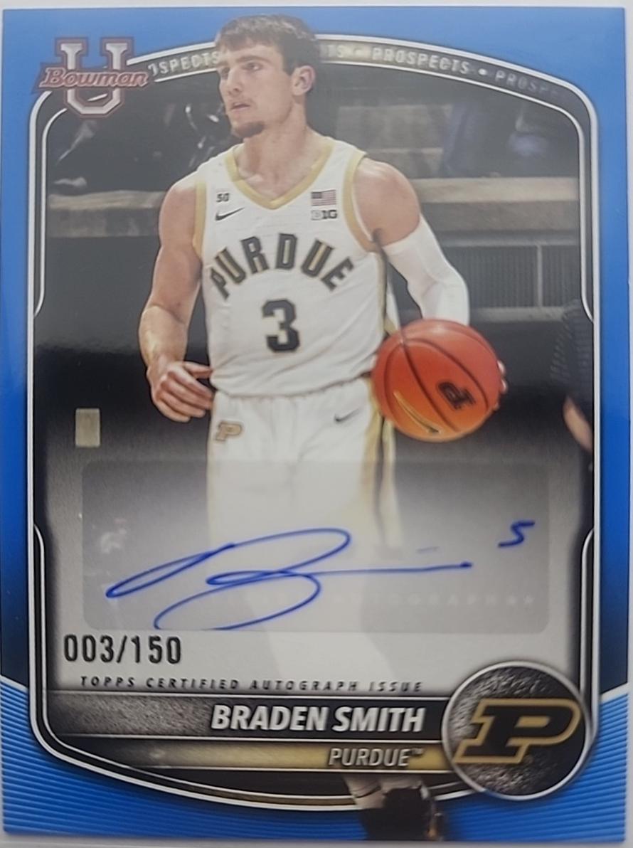Braden Smith [Blue Border] #PA-BR