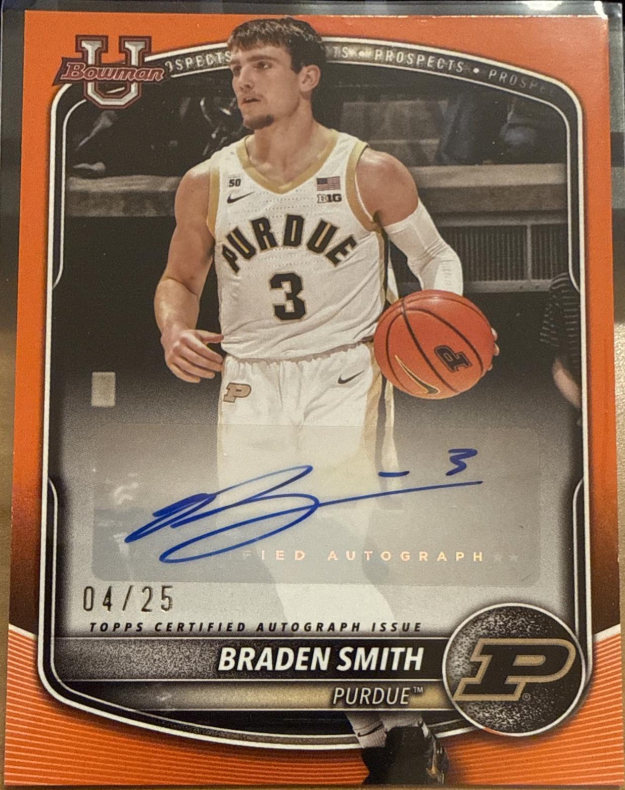 Braden Smith [Orange Border] #PA-BR