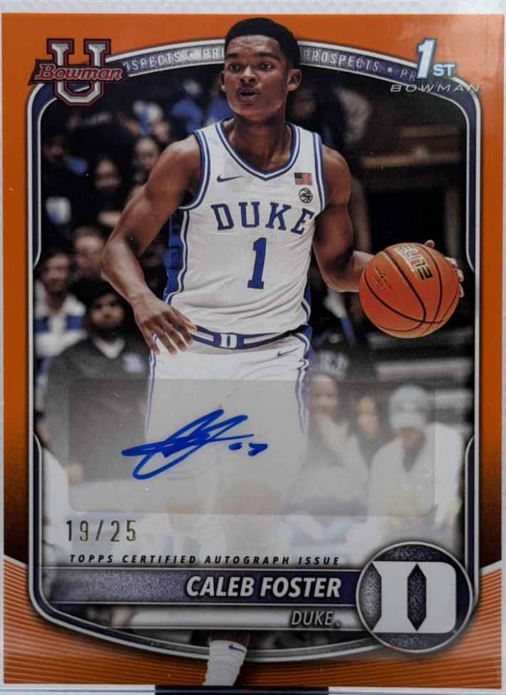 Caleb Foster [Orange Border] #PA-CF