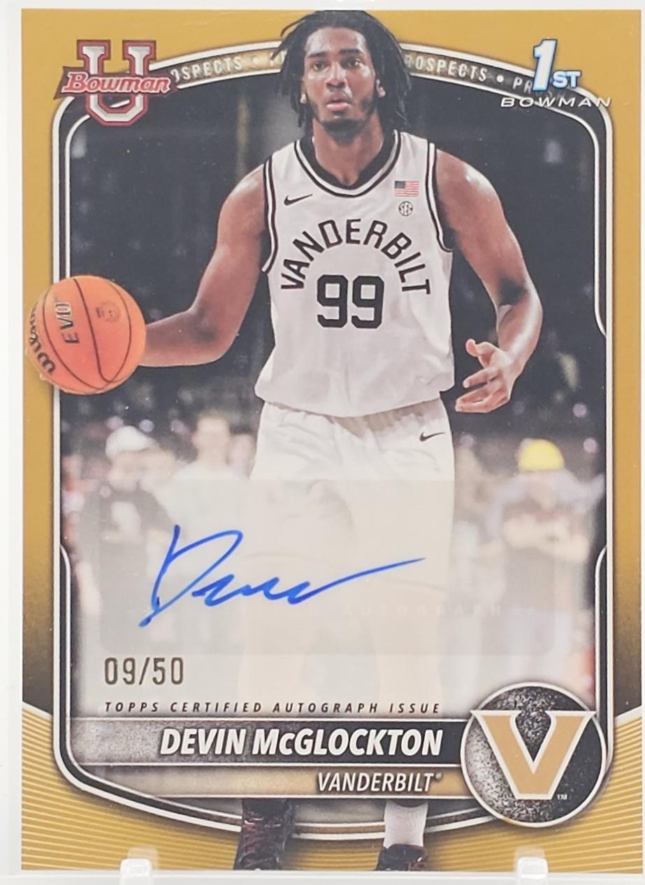 Devin McGlockton [Gold Border] #PA-DM