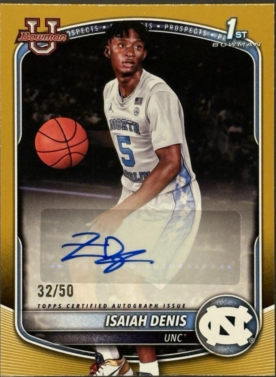 Isaiah Denis [Gold Border] #PA-ID