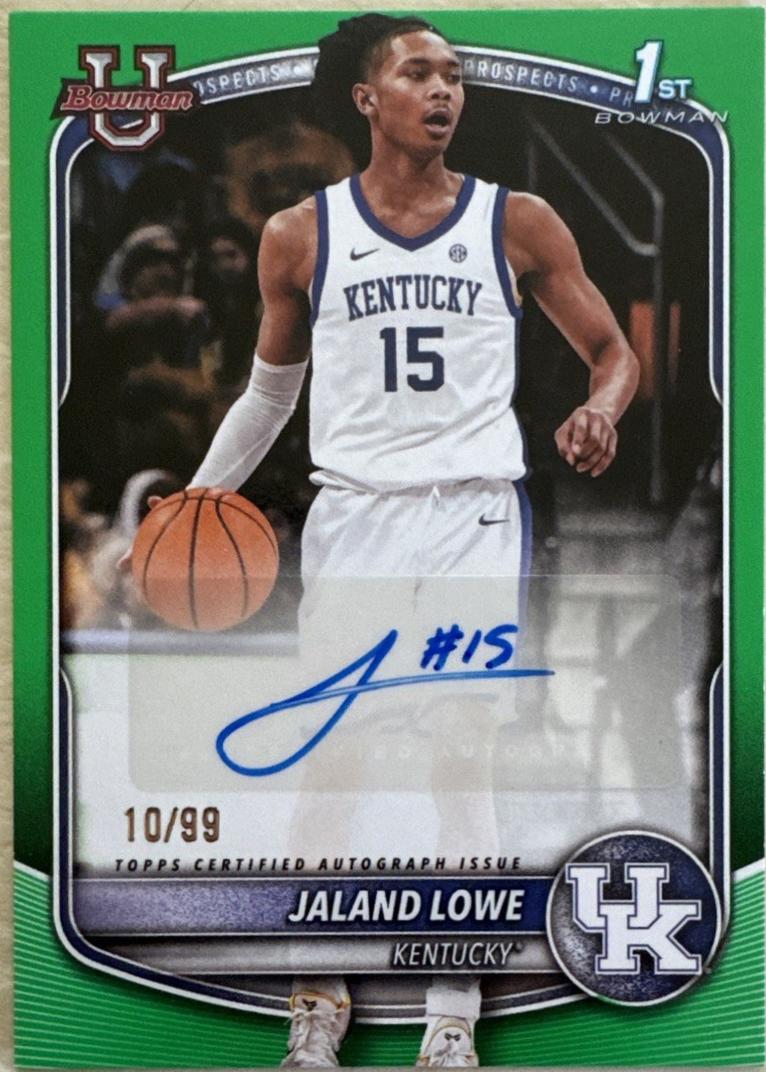 Jaland Lowe [Green Border] #PA-JL