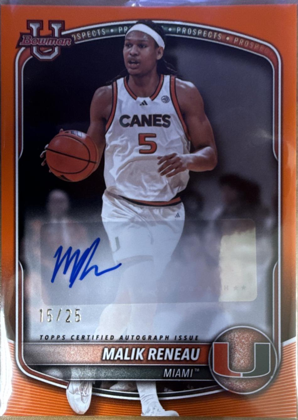 Malik Reneau [Orange Border] #PA-TD