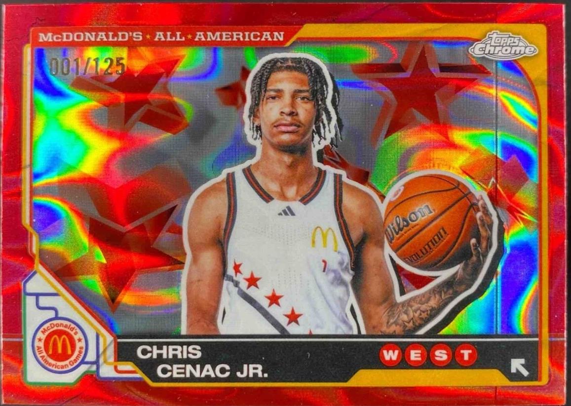 Chris Cenac Jr. [Red Lava Refractor] #49