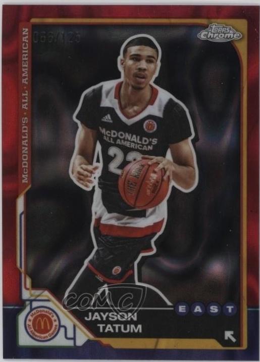 Jayson Tatum [Red Lava Refractor] #78