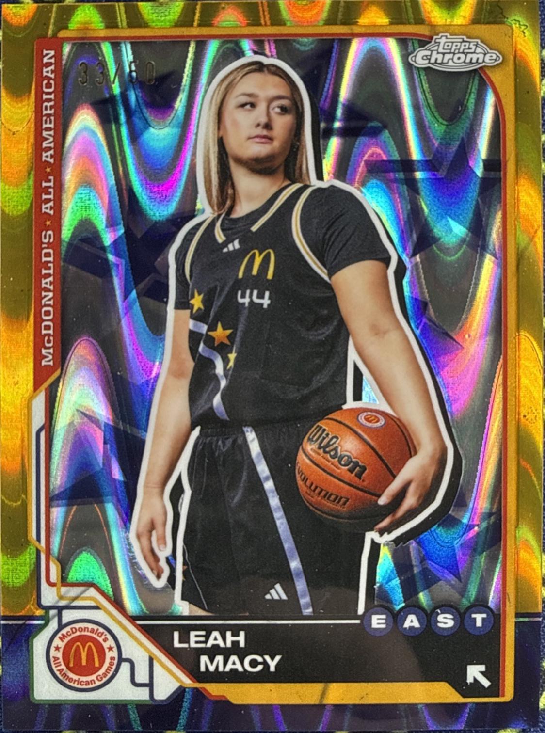 Leah Macy [Gold RayWave Refractor] #24