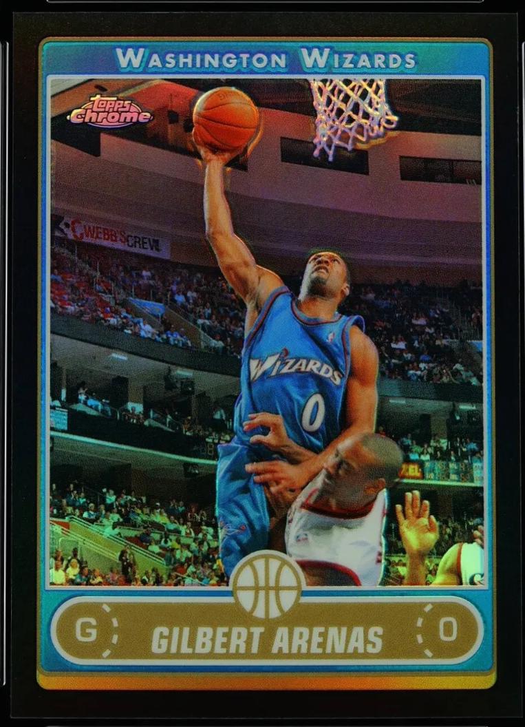 Gilbert Arenas [Black Refractor] #80