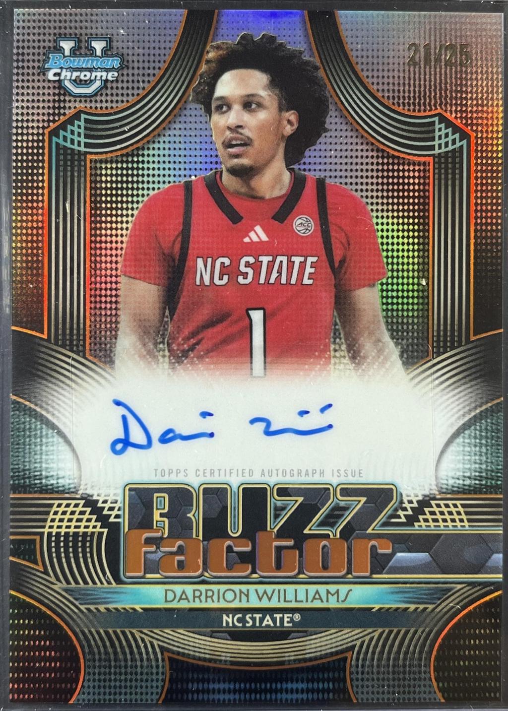 Darrion Williams [Orange] #BZA-DW