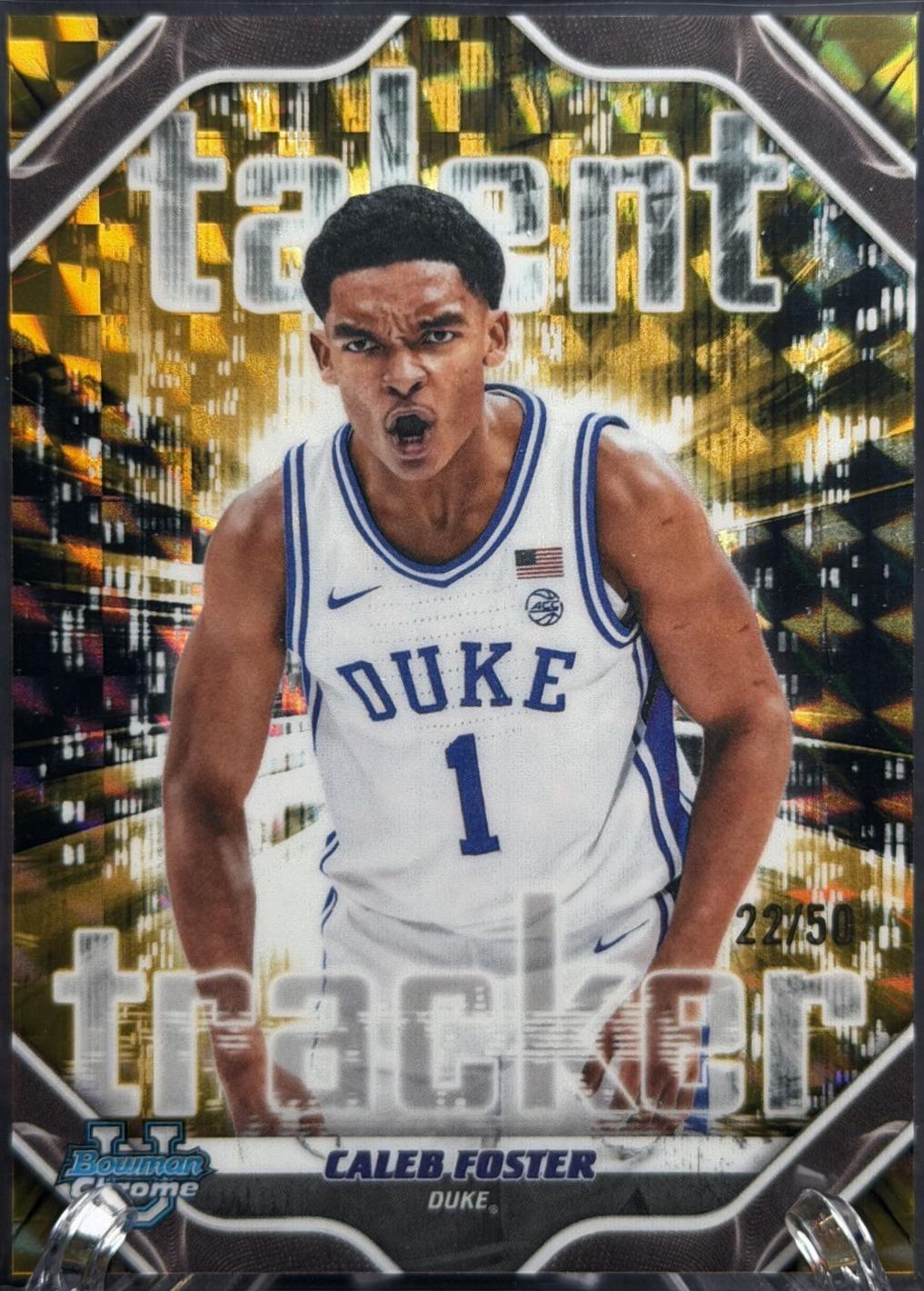 Caleb Foster [Gold Geometric] #TT-16