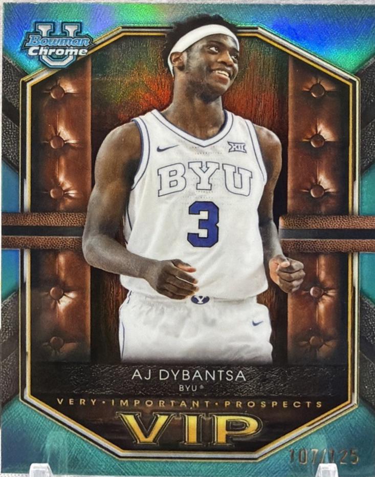 AJ Dybantsa [Aqua Refractor] #VIP-1